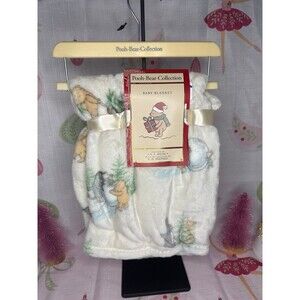 Winnie the Pooh Christmas Baby Blanket
